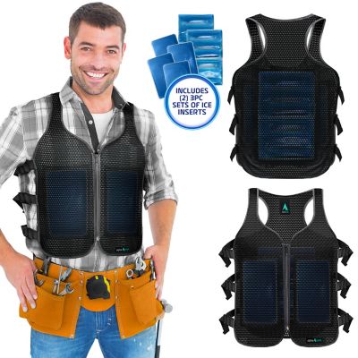 Image showing 8 th AlphaCool Frosty Mesh Ice Vest with Replacement Ice Packs