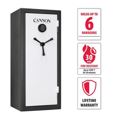 Cannon 6 Gun Classic Electronic/Key Lock Fire-Resistant Gun Safe, 47 in. Tall