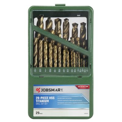 JobSmart 29 pc. HSS Titanium Drill Bit Set