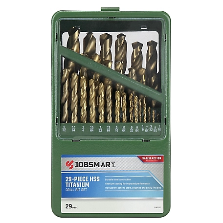 JobSmart 29 pc. HSS Titanium Drill Bit Set