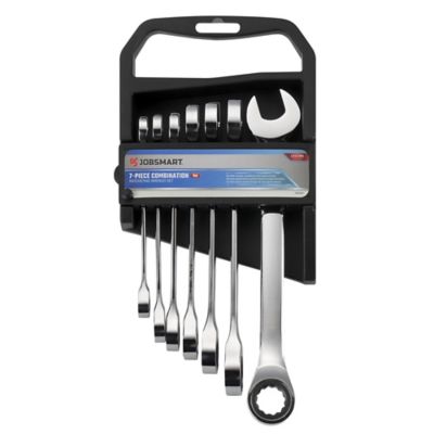 JobSmart 7 pc. SAE Combination Ratcheting Wrench Set