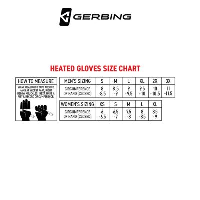 Image showing 7 th Gerbing Unisex Adult Leather 7V Battery Heated Hard Knuckle Winter Gloves, 1-Pair