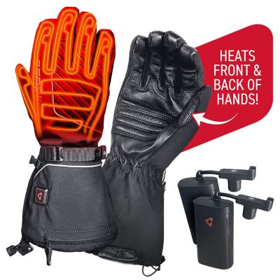 Image showing  Men's Polyester 7V Battery Heated Atlas Ultra-Flex Winter Gloves, 1-Pair