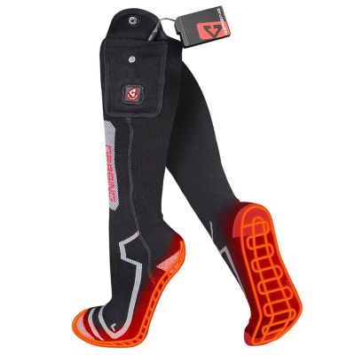 Gerbing Men's 7V Battery Heated Wool Boot Socks, 1-Pair