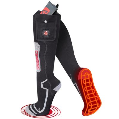 Image showing 5 th Gerbing Men's 7V Battery Heated Wool Boot Socks, 1-Pair
