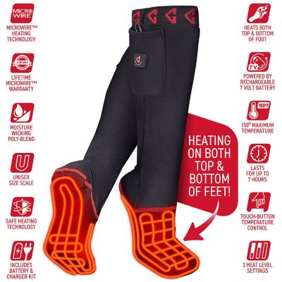 Image showing  Men's 7V Battery Heated Sock Liners, 1-Pair
