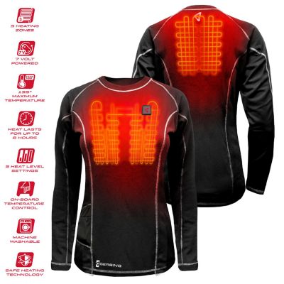 Image showing  7V Battery Heated Base Layer Shirt