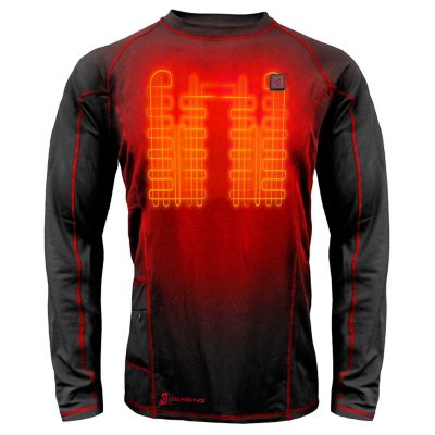 Gerbing Men's 7V Battery Heated Long Sleeve Base Layer Shirt Like it better then my milwaukee heated hoodie since its closer to skin, feel it more