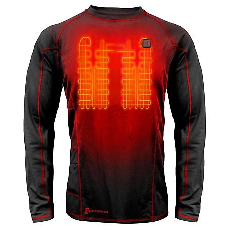 Gerbing Men's 7V Battery Heated Long Sleeve Base Layer Shirt