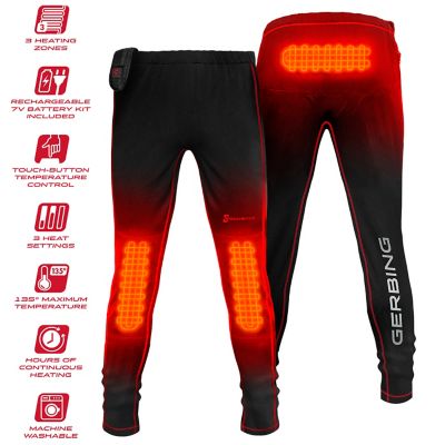 Image showing  Men's 7V Battery Heated Polyester Base Layer Bottoms