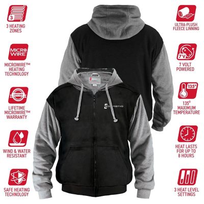 Image showing 4 th Gerbing Unisex 7V Battery Heated Hoodie Sweatshirt