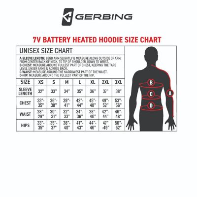 Image showing 7 th Gerbing Unisex 7V Battery Heated Hoodie Sweatshirt