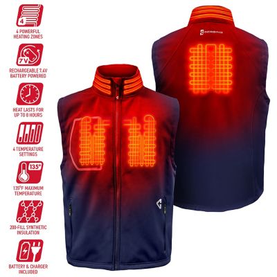 Image showing 6 th Gerbing Men's 7V Battery Heated Torrid Softshell Vest
