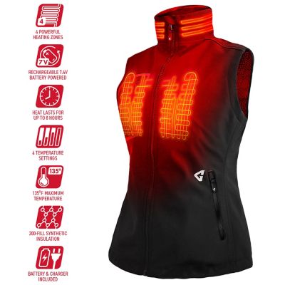 Image showing  Women's 7V Battery Heated Torrid Softshell Vest 2.0