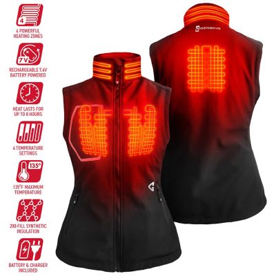 Image showing 5 th Gerbing Women's 7V Battery Heated Torrid Softshell Vest 2.0