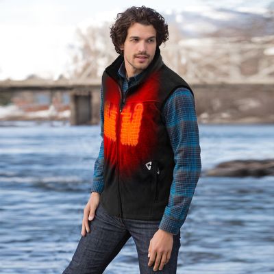 Image showing  Men's 7V Battery Heated Thermite Fleece Vest
