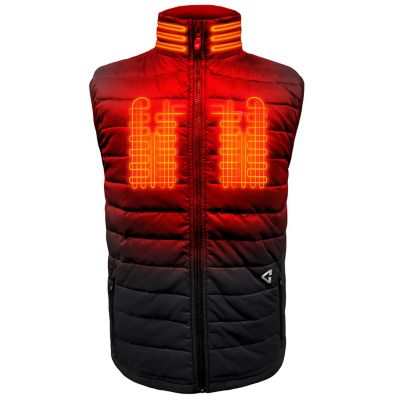 Gerbing Men's 7V Battery Heated Khione Puffer Vest 2.0 I was wearing the vest over a heavy wool sweater with a merino wool base layer