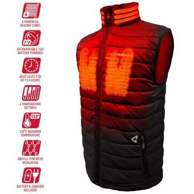 Image showing  Men's 7V Battery Heated Khione Puffer Vest 2.0