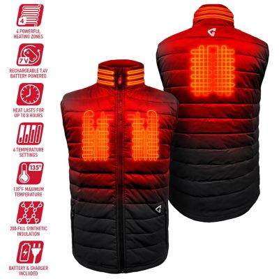 Image showing  Men's 7V Battery Heated Khione Puffer Vest 2.0