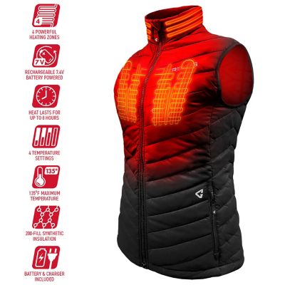 Image showing  Women's 7V Battery Heated Khione Puffer Vest 2.0