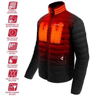 Image showing  Men's 7V Battery Heated Khione Puffer Jacket 2.0