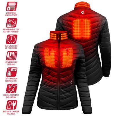 Image showing 5 th Gerbing Women's 7V Battery Heated Khione Puffer Jacket 2.0