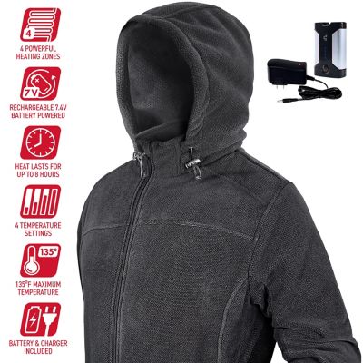 Image showing  Men's 7V Battery Heated Thermite Fleece Jacket