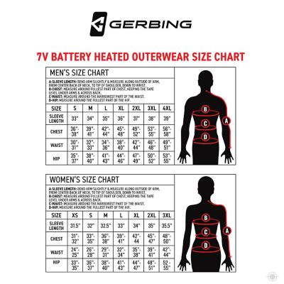 Image showing 7 th Gerbing Men's 7V Battery Heated Thermite Fleece Jacket