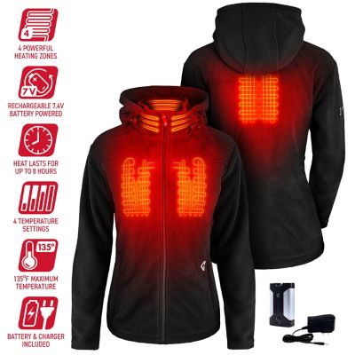 Image showing  Women's 7V Battery Heated Thermite Fleece Jacket