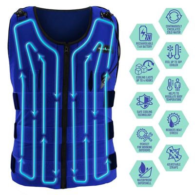 Image showing 3 th AlphaCool 7V Circulatory Cooling Vest System 3XL-4XL