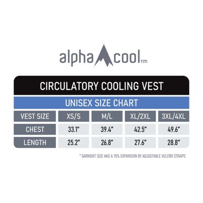 Image showing 6 th AlphaCool 7V Circulatory Cooling Vest System 3XL-4XL