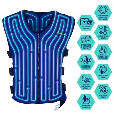 Image showing  12V Motorcycle Circulatory Cooling Vest System XS-S