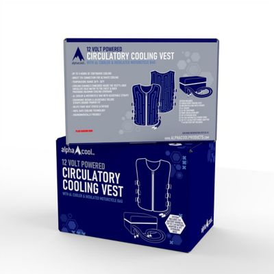 Image showing 9 th AlphaCool 12V Motorcycle Circulatory Cooling Vest System XS-S