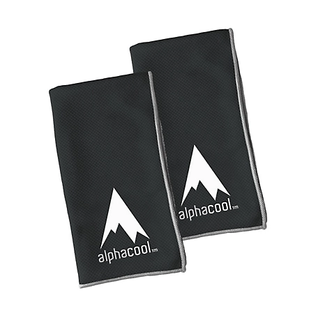 AlphaCool Mesh Instant Cooling Towel, 2 pk., AC-CT-01-CG-2PACK