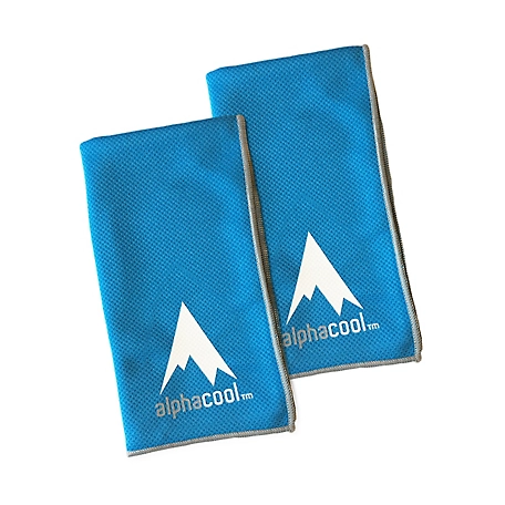 AlphaCool Mesh Instant Cooling Towel, 2 pk., AC-CT-01-CB-2PACK