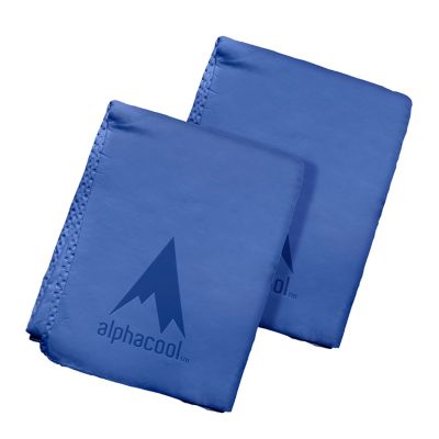 AlphaCool PVA Instant Cooling Towel (2-Pack), Blue