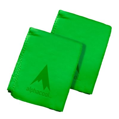 AlphaCool PVA Instant Cooling Towel (2-Pack), Green