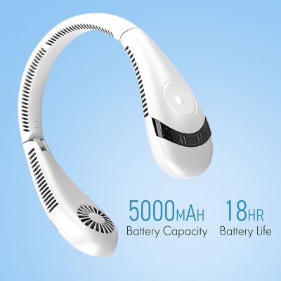 Image showing  Wearable Personal Bladeless Neck Fan, AC-BNF-LI-W