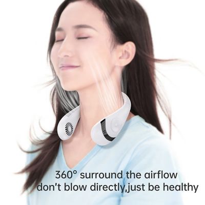 Image showing  Wearable Personal Bladeless Neck Fan, AC-BNF-LI-W