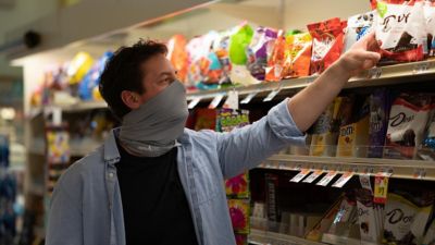 Image showing  Cooling Neck Gaiter, Grey, 2-Pack