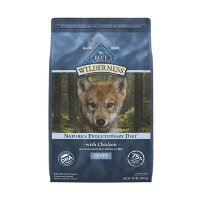 Blue Buffalo Wilderness High-Protein Natural Dry Food for Puppies, Chicken Recipe