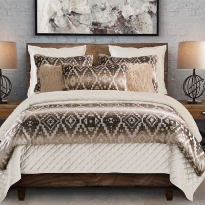 Paseo Road by HiEnd Accents Chalet Aztec Comforter Set, 3 pc.