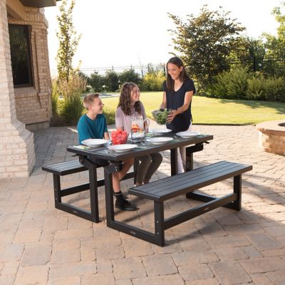 Image showing 6 th Lifetime 55 in. Convertible Bench, Harbor Gray