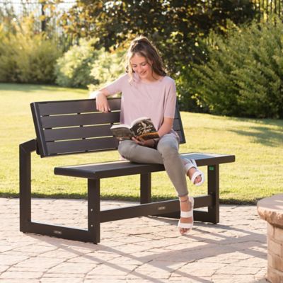 Image showing 9 th Lifetime 55 in. Convertible Bench, Harbor Gray