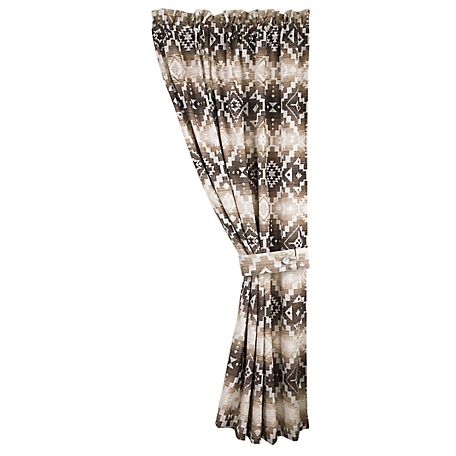 Paseo Road by HiEnd Accents Chalet Aztec Curtain, 48 in. x 84 in., 1 Piece