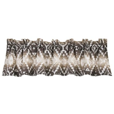 Paseo Road by HiEnd Accents Chalet Aztec Valance, 18 in. x 84 in., 1 Piece