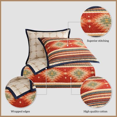 Image showing  Del Sol Reversible Quilt Set, 3 pc.