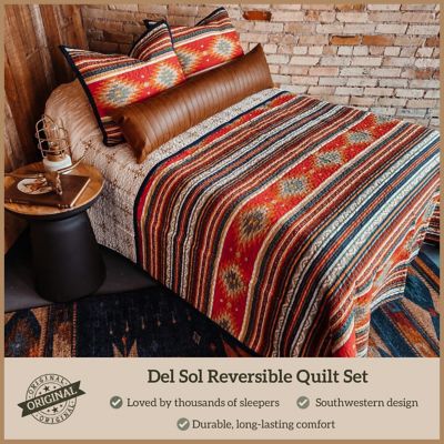 Image showing  Del Sol Reversible Quilt Set, 3 pc.