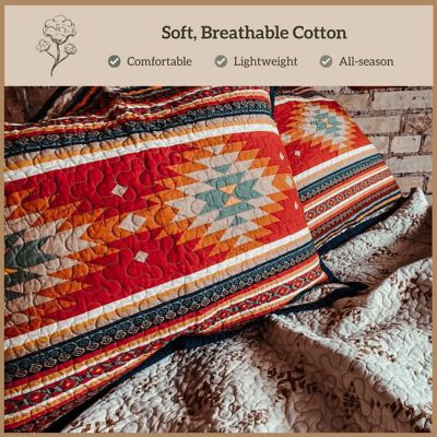 Image showing  Del Sol Reversible Quilt Set, 3 pc.