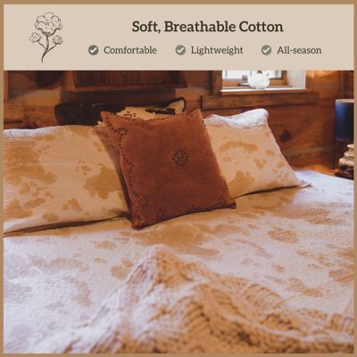 Image showing  Elsa Cowhide Reversible Quilt Set, 3 pc.